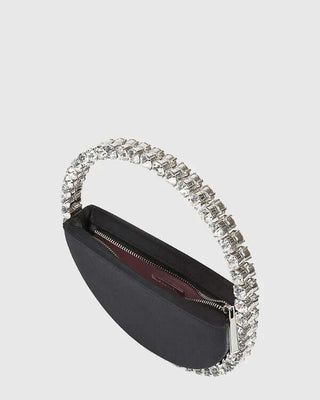 Diamond Encrusted Round Rhinestone Clutch Bag