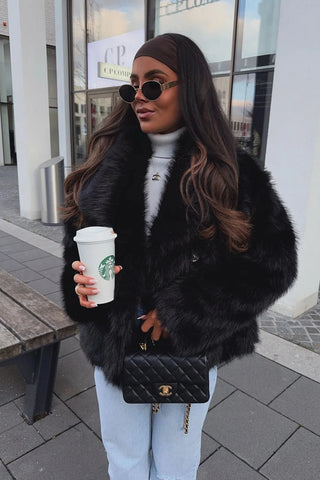 LENA Oversize Faux Fur Coat